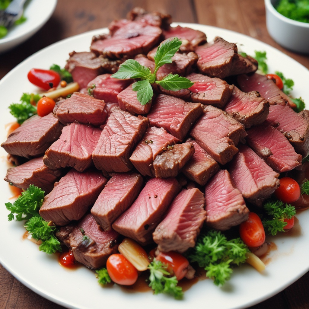 A delicious beef dish