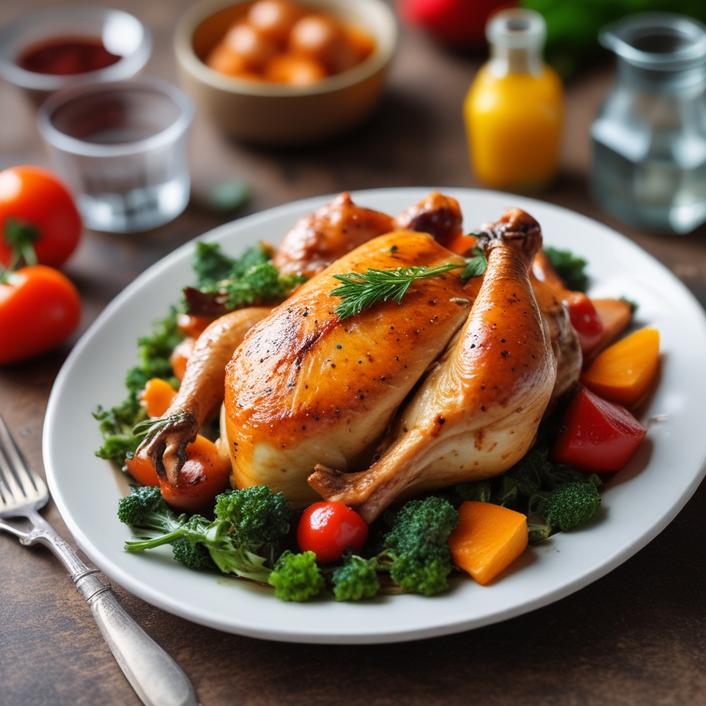 A tasty chicken dish